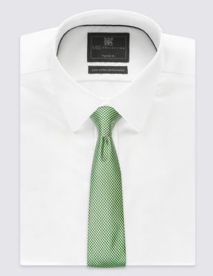 Pure Silk Textured Tie & Pocket Square Set
